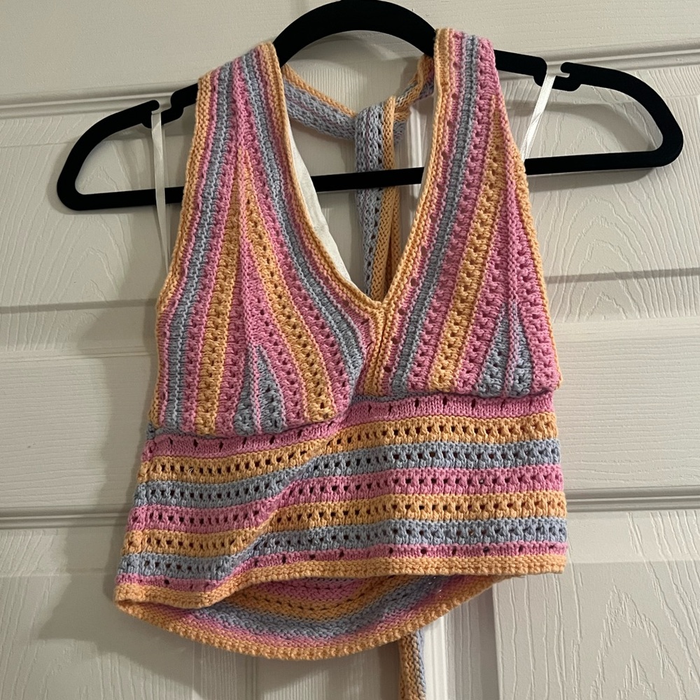 NEVER WORN. Hollister Knit Crop Top